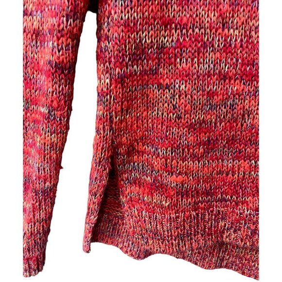 Abercrombie & Fitch Sweater Women XS/S Oversized Rainbow Knit Chunky Colorful - Picture 7 of 10